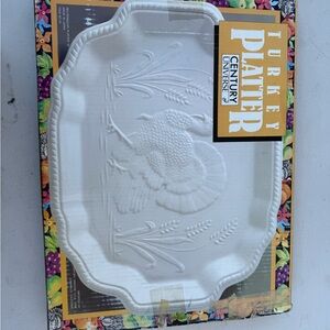 Ceramic Turkey Platter